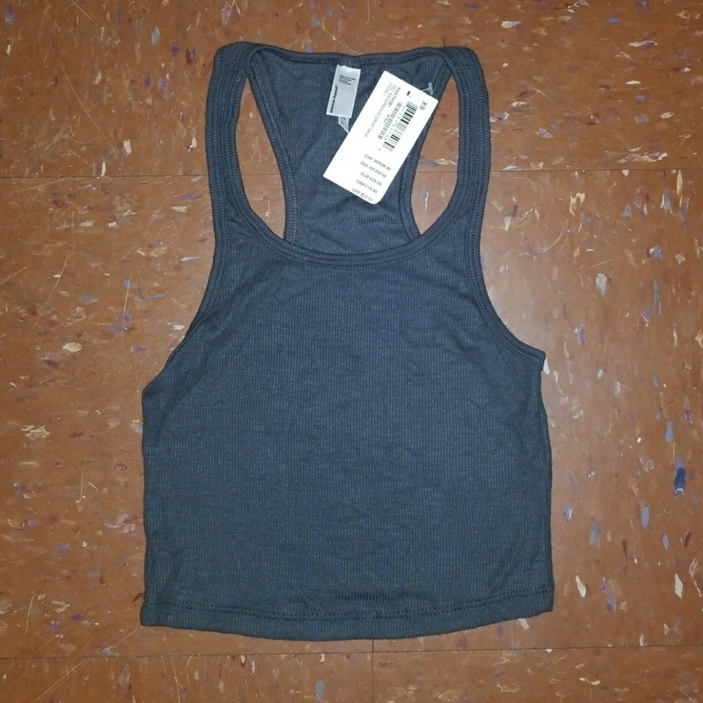 NWT American Apparel Crop Tank XS